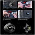 thumbnail image 3 of Kenally Paquete de 2 luces LED para matrícula de coche 3528SMD, temperatura de Color de 6000K, lámpara de etiqueta de 10-30V, repuesto automotriz para Bombillas para automóviles Kenally VI015270-00B, 3 of 6
