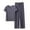Grey, variant on SwiftWear Pajamas Women's Cotton Short Sleeve Sleepwear Pullover Pj Sets Soft Loungewear Casual Pajama Set for Women 2025