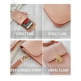 thumbnail image 5 of Gustave Touch Screen Cell Phone Purse, PU Leather Mini Crossbody Bag, Portable Phone Pouch Shoulder Bag For Iphone 11 For Samsung "Gray", 5 of 9