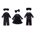 thumbnail image 4 of Pijamas suaves para niños, festival, para niñas y niños, pijamas navideños de franela de terciopelo, accesorios de vestir, conjunto a juego, 4 of 5
