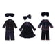 thumbnail image 4 of Pijamas suaves para festivales de niños y niñas, de franela de terciopelo, para bebés, accesorios de vestir de Navidad, conjuntos de pijamas a juego, 4 of 5