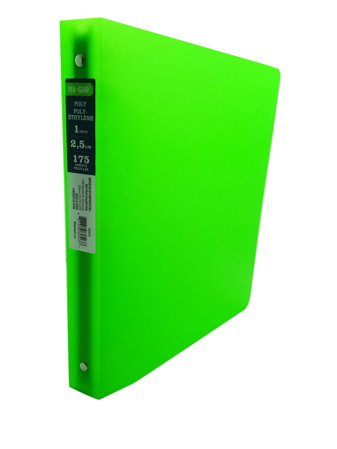 PEN+GEAR 1" Poly Binder