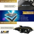 thumbnail image 3 of DEPO UPGRADE Black Replacement Front Headlights (Left + Right) Compatible with 2006-2011 Mitsubishi Eclipse HALOGEN GS GT SE Spyder Hatchback Coupe (Black Housing, Plug and Play, 2 PC Set), 3 of 9