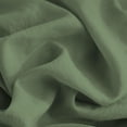 thumbnail image 6 of DNG Creations 1 Piece Double Ruffle Duvet Cover With Zipper Closure ( Solid Moss ) All-Season 100% Egyptian Cotton, 800 Thread Count ( Oversized Queen - Size ), 6 of 6