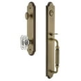 thumbnail image 5 of Grandeur 848381 Arc Solid Brass Rose Dummy Full Plate "F" Grip Handleset - Nickel, 5 of 5