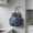 Light Blue, variant on Plastic Bag Holder, Wall Mount Kitchen Bag Storage Organizer with U-Shaped Top Opening, Breathable Mesh Plastic Bag Dispenser for Grocery Trash Bags Cabinet Door, Gray