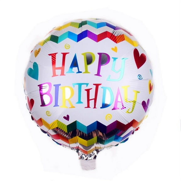 Happy Birthday Balloon Mylar Foil Balloon Helium Balloons Decorative Balloon