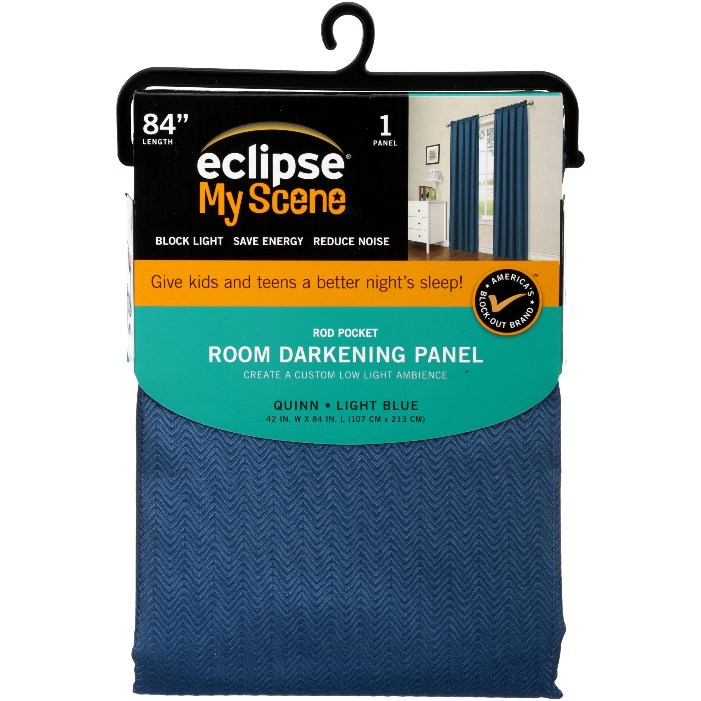 Eclipse Kids Quinn Energy-Efficient Single Curtain Panel - image 5 of 8