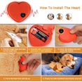 thumbnail image 4 of Juguete para cachorros, ayuda conductual, latido del corazón, mascota de peluche cálido, perro esquí esquí Gafas de esquí, 4 of 5
