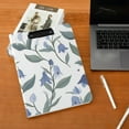 thumbnail image 6 of Watercolor Bluebell Flowers Foldable Binder Folder Clipboard with Pen Slot Double Clips A4 Size File Storage, 6 of 8
