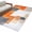 Orange Gray White, variant on 2.7'x5' Area Rugs, Sage Green Grey Indoor Outdoor Area Rug for Living Room Bedroom, Modern Oil Painted Abstract Geometric Washable Bathroom Rugs Kitchen Floor Carpet Mats Home Decor Aesthetic