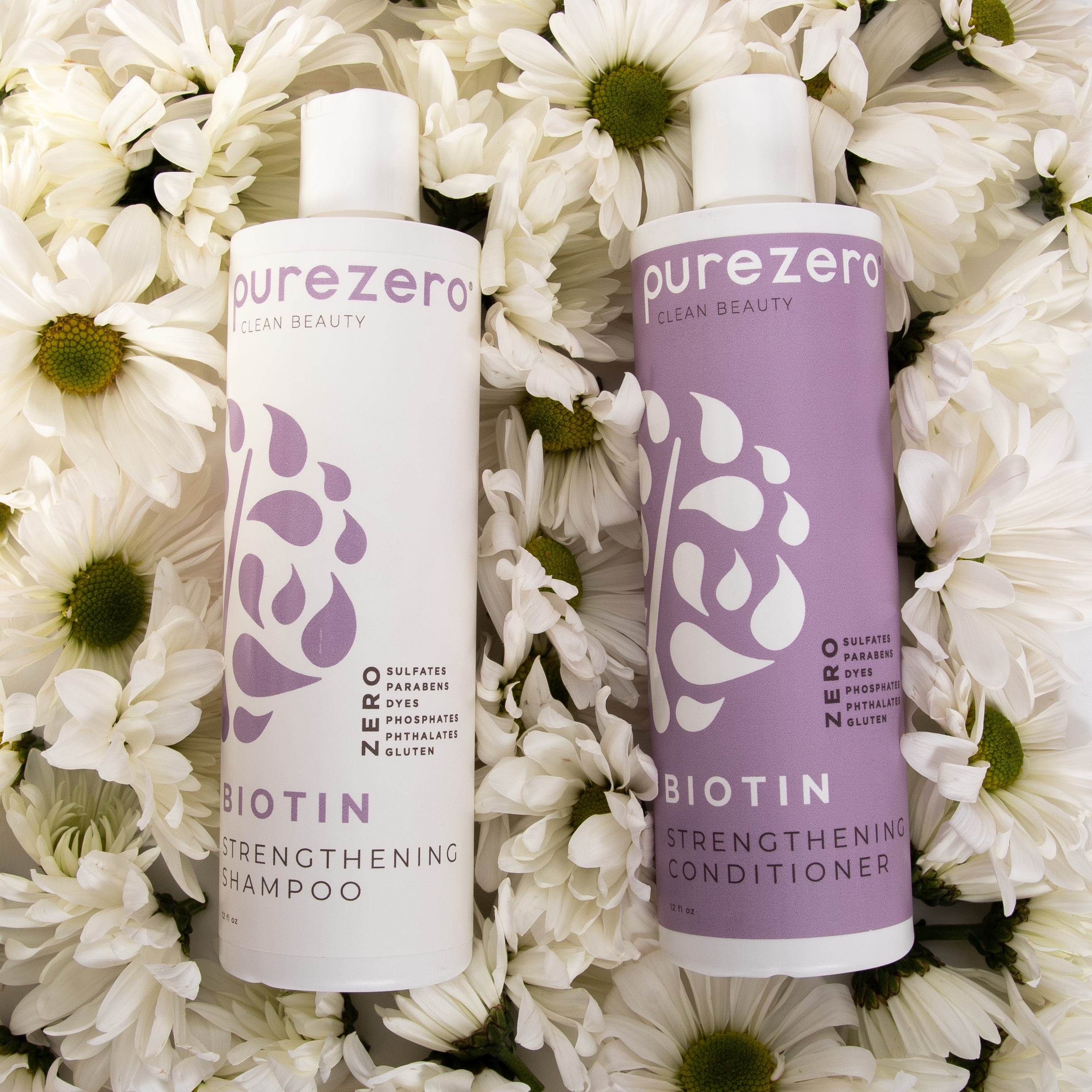 (4 pack) Purezero Biotin Conditioner, 12oz
