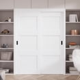 thumbnail image 2 of 60" x 80" 3-Lite Space-Saving Pantry Closet Sliding Doors With Hardware, 2 of 8