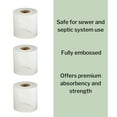 thumbnail image 2 of McKesson Toilet Paper, White, 2-Ply, Premium, Eco-Friendly, 1 Roll, 80 Packs, 80 Total, 2 of 7