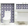 thumbnail image 3 of 6" X 6" Blue White and Gold Mosaic Removable Tiles, 3 of 9