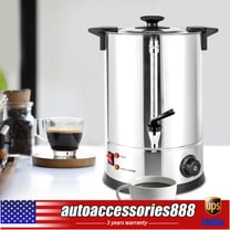 12L Coffee Urn Machine Maker Big Office Commercial Hot Water Stainless Steel NEW