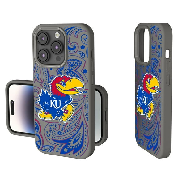 Kansas Jayhawks Paisley iPhone Soft Touch Case