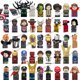 thumbnail image 2 of Bloques de construcción de figuras de anime de Disney para niños, juguete de ladrillos para armar, ideal para regalo, PG, 8271, 8226, 8159, 8064, 8298 qym unisex, 2 of 2