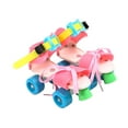 thumbnail image 5 of GARENDE Adjustable Roller Skates for Kids Four Wheels for Children Ages 3-6 Beginner Colorful Pink, 5 of 9