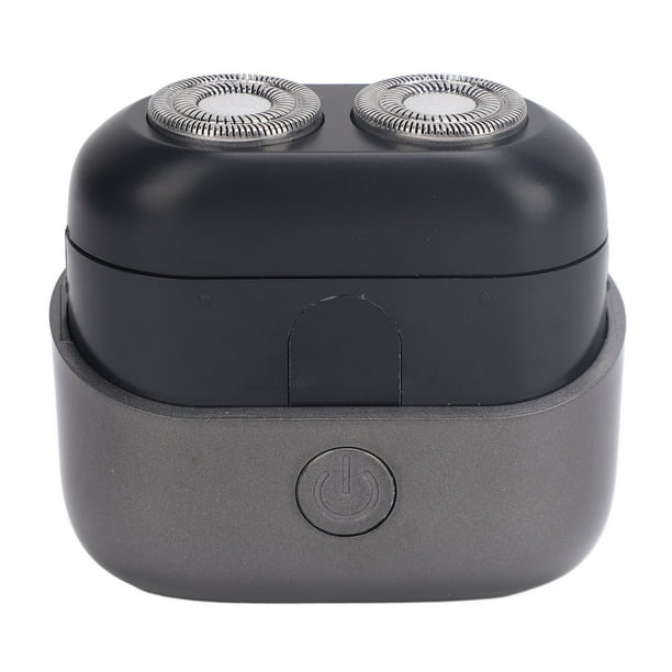 Tamaña de Bolsillo Trimmer de Barba, Cortador Doble Flotante Recargable de USB.