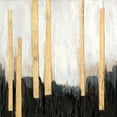 thumbnail image 2 of Goldberger, Jennifer 12x12 Black Ornate Wood Framed with Double Matting Museum Art Print Titled - Gilt Treeline I, 2 of 4