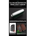 thumbnail image 6 of Key Fob Cover Compatible with Cadillac Lyriq Optiq Vistiq 2020-2026 Escalade CT4 CT5 CT6 CTS ATS XT4 Keychain Case Holder Protector,A-Black, 6 of 7