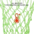 thumbnail image 5 of Red de baloncesto para exteriores que brilla en la oscuridad, repuesto de red de baloncesto resistente, antilatigazo en todo tipo de clima. Regalo deportivo de baloncesto nocturno de tamaño estándar TUNC Sencillez, 5 of 5