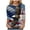 Navy, variant on UngA 250th Anniversary Shirts Womens 3/4 Sleeve V Neck T-Shirts 4th of July Shirts American Flag Star Graphic Tee Tops (White,M)