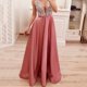 thumbnail image 4 of (Rosa M) Vestido Sexy De Lentejuelas Sin Mangas Con Cuello En V, 4 of 8