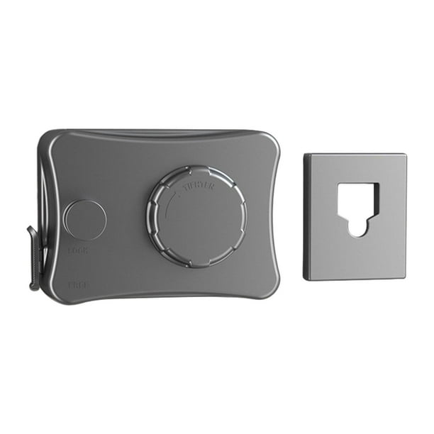 Tendedero retráctil extensible con sistema de bloqueo seguro, resistente al agua y resistente. Gris