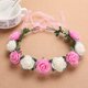 thumbnail image 1 of Zhuge Diademas de flores para mujer, corona de flores para novia, suministros para fiestas de bodas, guirnaldas florales, corona para el cabello, diademas florales, A17, 1 of 5