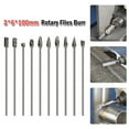 Rotary Files Burr Tungsten Carbide Engraving Milling Cutter Double Cut