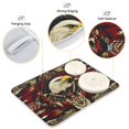 thumbnail image 3 of Yayeee Dish Drying Mat for Kitchen Counter 16"x18" Microfiber Absorbent Pad, Red Abstract Eagle, 3 of 7