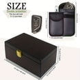 thumbnail image 2 of EASTIN Faraday Enclosure And a Set of Two Faraday Pouches for Vehicle Keys  a Faraday Bag Designed to Protect Key Fobs  a Signal-Blocking Box to Prevent Theft of Keyless Entry Systems., 2 of 5