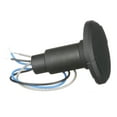 thumbnail image 2 of Attwood 910R3PB-7 LightArmor Black Round Series 3-Pin Plug-In Base, 2 of 3