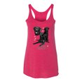 thumbnail image 2 of If It's Not a Black Lab It's Just a Dog Gift | Womens Dog Lover Premium Tri-Blend Racerback Tank Top, Shocking Pink, Medium, 2 of 3
