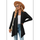 thumbnail image 1 of Cárdigan para Mujer, Elegante, Informal, de Larga, Abierto, Color Negro, Talla XL, 1 of 6