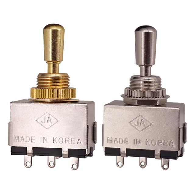 Interruptor de palanca corta de guitarra de 2 piezas vías, interruptor selector para guitarra eléctrica Yuyangstore Interruptor selector de pastilla de 3 vías