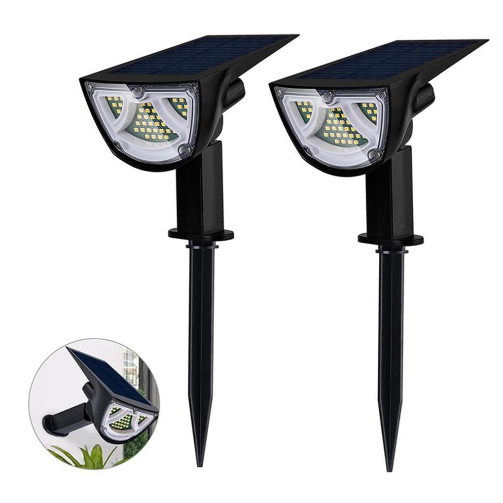 2 Pcs Solar Lights Garden 43 LEDs Solar Lights Outdoor Solar Motion Sensor Light Garden Light for Lawn Patio Path