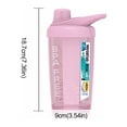 thumbnail image 5 of Adcanc YUEHAO 500 ml Multicolor Protein Shaker with Blender Ball, 5 of 6