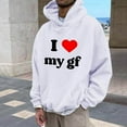 thumbnail image 2 of Oversize Unisex Hoodie Valentine's Day Hooded Sweatshirts I Love My Girlfriend Letter Print Long Sleeve Trendy Pullover Tops 2026, 2 of 4