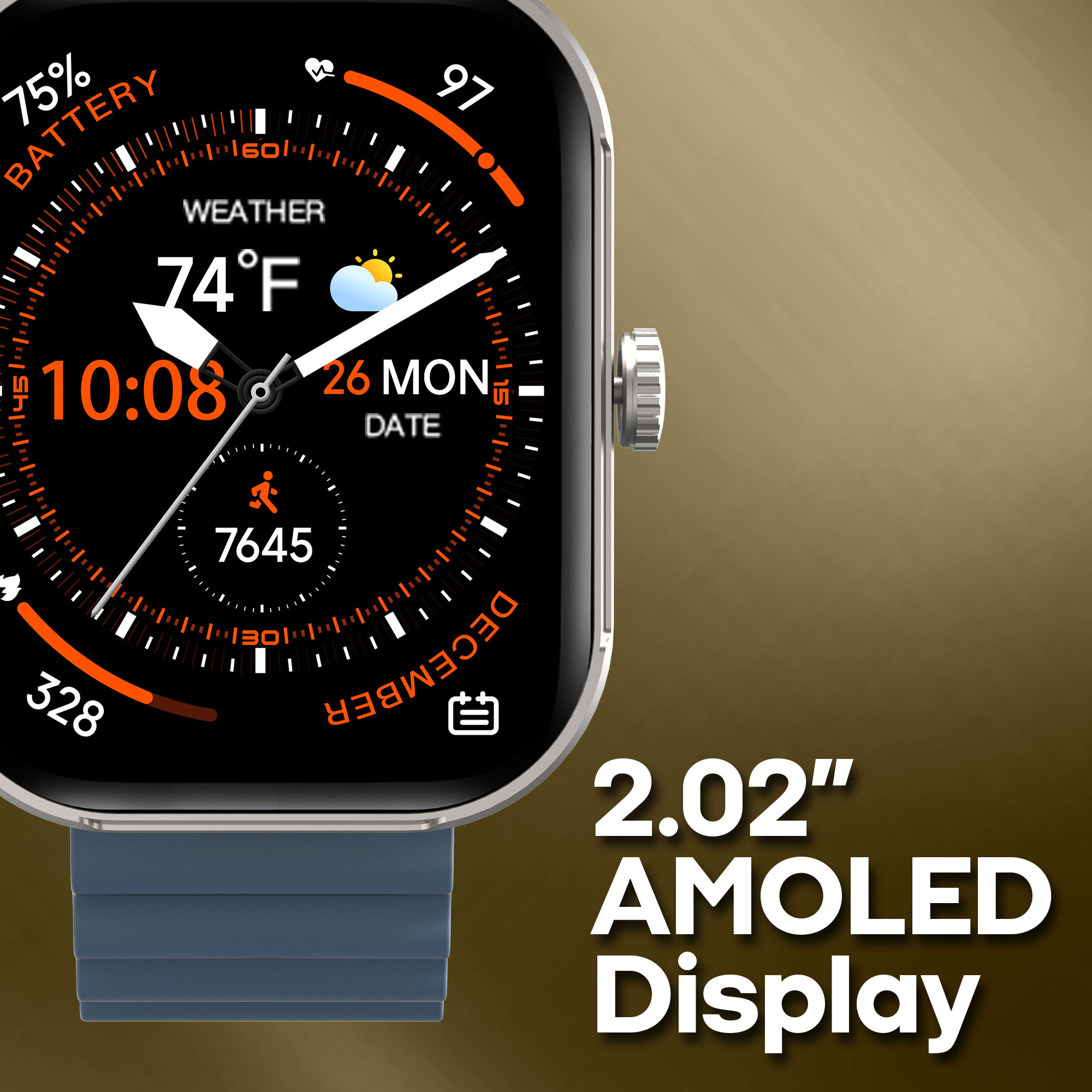 3Plus MEGA Smartwatch with 2.02" AMOLED Screen photo 2