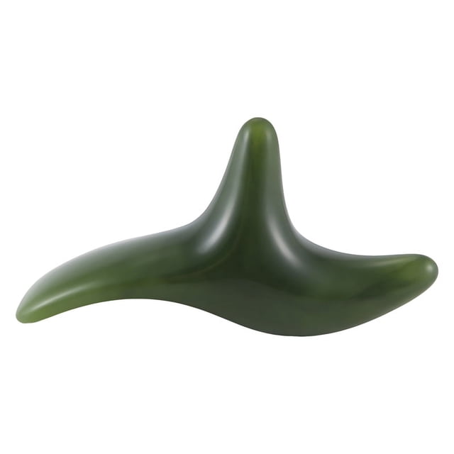 de Abejas Verde Natural Cara Jade Gua Sha Masajeador Esquinas Junta Varilla Cuerpo Pie Acupoint Masaje Herramienta Salud