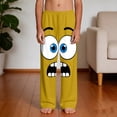 thumbnail image 5 of Kids Boys Girls Joggers Scared Face Cartoon Print Stretchy Cotton Sweatpants for Kindergarten School Wear, 4-13Y, 5 of 9