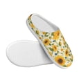 thumbnail image 3 of Yiaed Beautiful Countryside Sunflower Print Slippers Fuzzy Warm Cozy Slippers Non Slip House Slippers For Indoor Outdoor Slippers House Slippers-39/40, 3 of 7