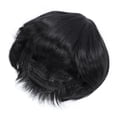 thumbnail image 1 of Men's Wig, Fashionable Short Hair Toupee, Full Textured, Stylish, Versatile for Parties, Daily Life, High Temperature Synthetic Fiber Wig, 1 of 7