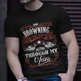 thumbnail image 2 of Browning Blood Runs Through My Veins Family Name TShirt, 2 of 6