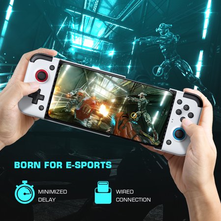 Android用ゲームコントローラー ジョイスティック Type-C有線接続 GameSir X2 パススルー機能 長さ173mmまで対応 X2Type-C ◆宅