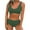 Army Green, variant on Swimsuits for Women,Women Two Piece Soild Backless Halter Beach Bikini Swimwear Set Army Green 6(M)