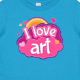 thumbnail image 4 of Inktastic Artist I Love Art Girls Baby T-Shirt, 4 of 5